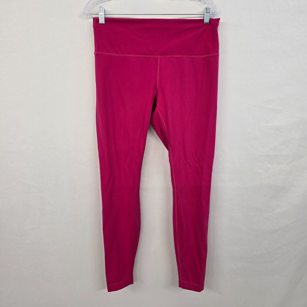 Lululemon Wunder Train High Rise Tight 28" Women's 14 Pink Passionate